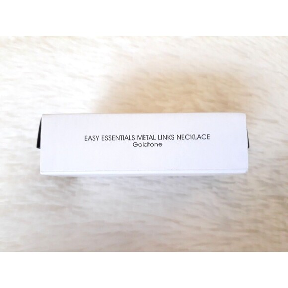 AVON EASY ESSENTIALS METAL LINKS NECKLACE (GOLDTONE ONLY) ~ NEW SEALED!!! - Picture 5 of 6